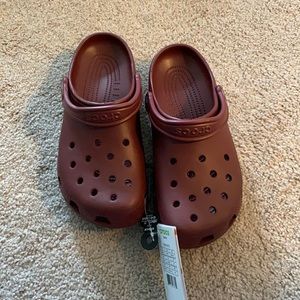 Maroon Crocs